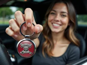 Cool Keychains Metal Modern Stainless Steel Pro